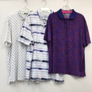 Tasc/Snake Eyes/Hawke + Co Mens Short Sleeve Gold Shirt Polo Bundle Size XXL